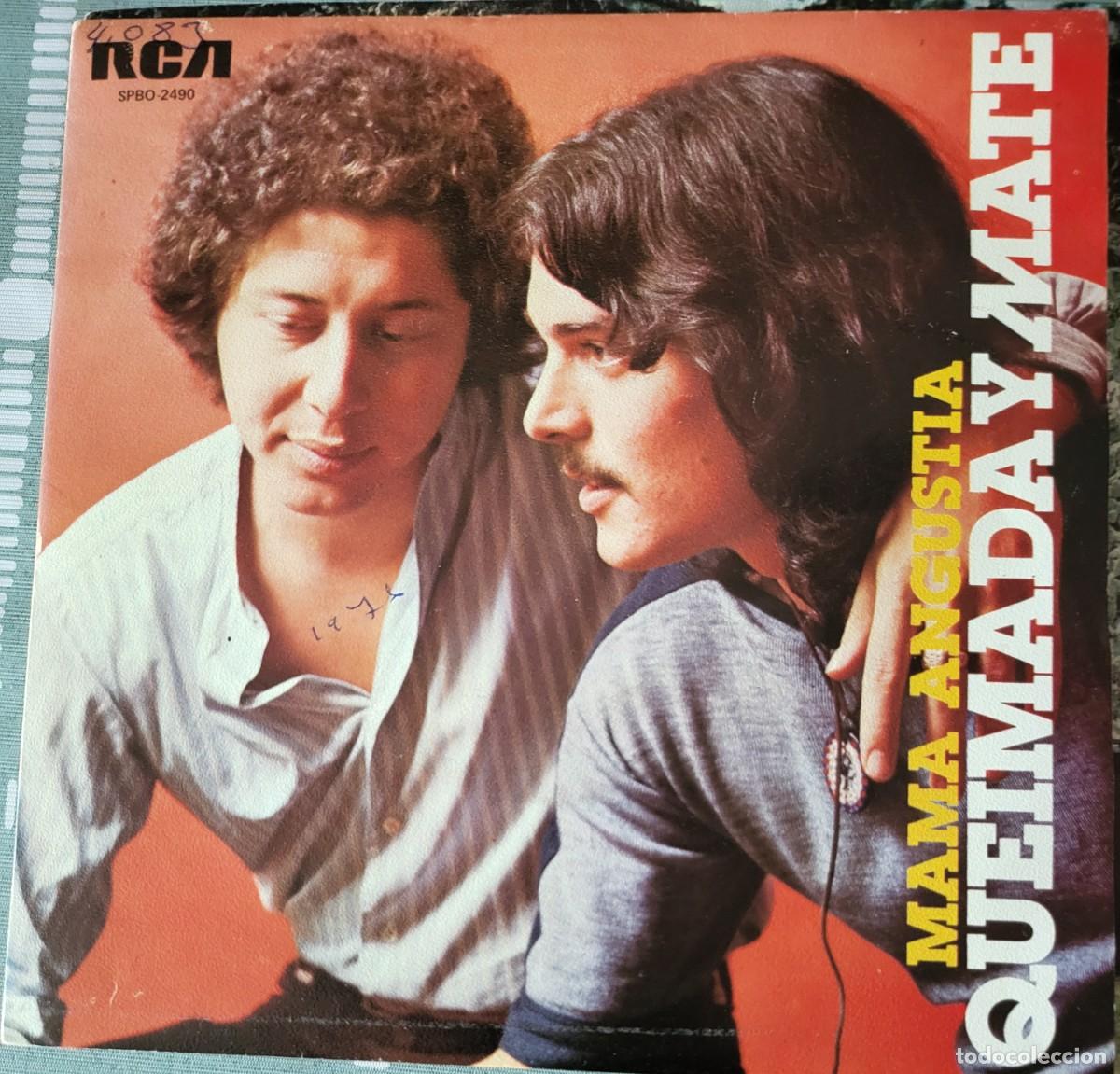 Discos de vinilo: Queimada y Mate single sello RCA Victor editado en Espa&ntilde;a a&ntilde;o 1976 promocional...