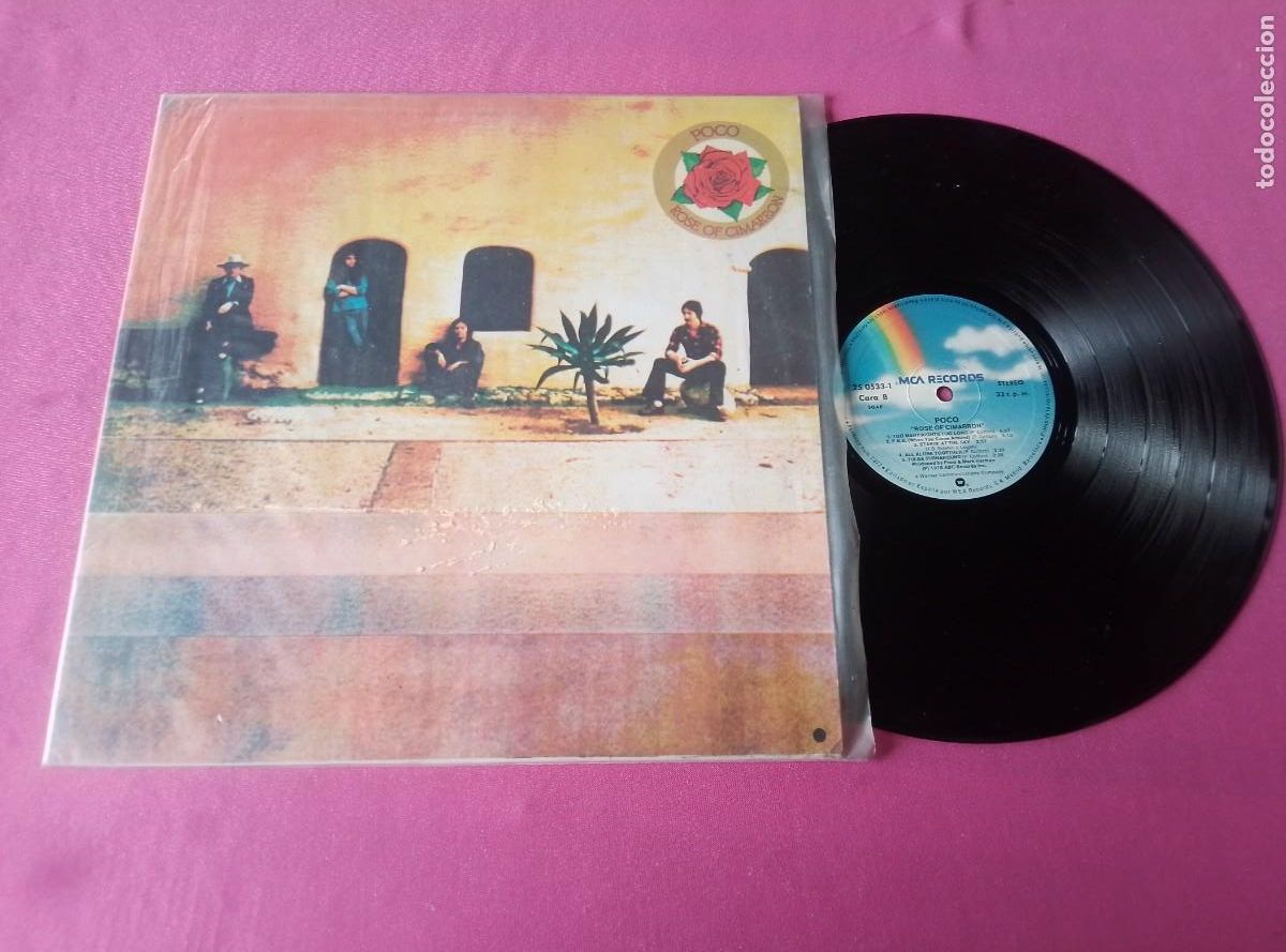 Discos de vinilo: POCO ROSE OF CIMARRON 1976 LP L31 3
