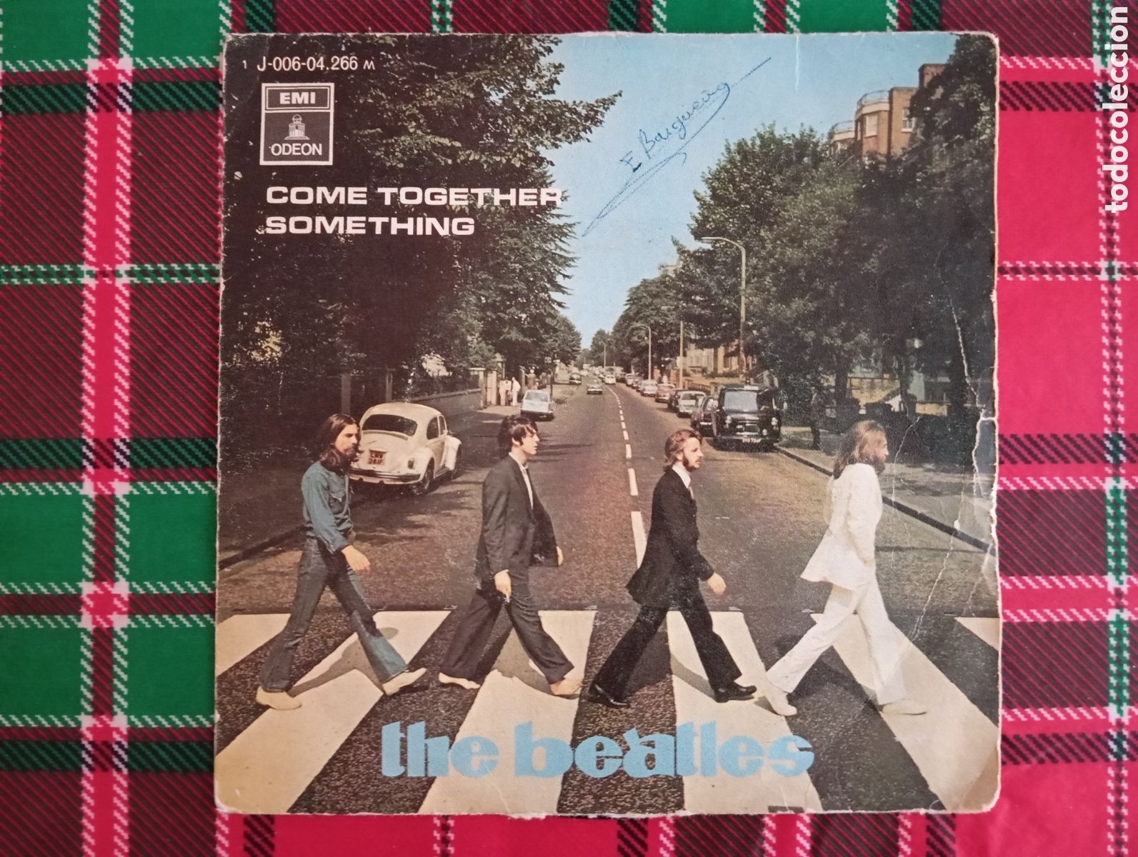 Discos de vinilo: The Beatles Come Together Something Single 1969