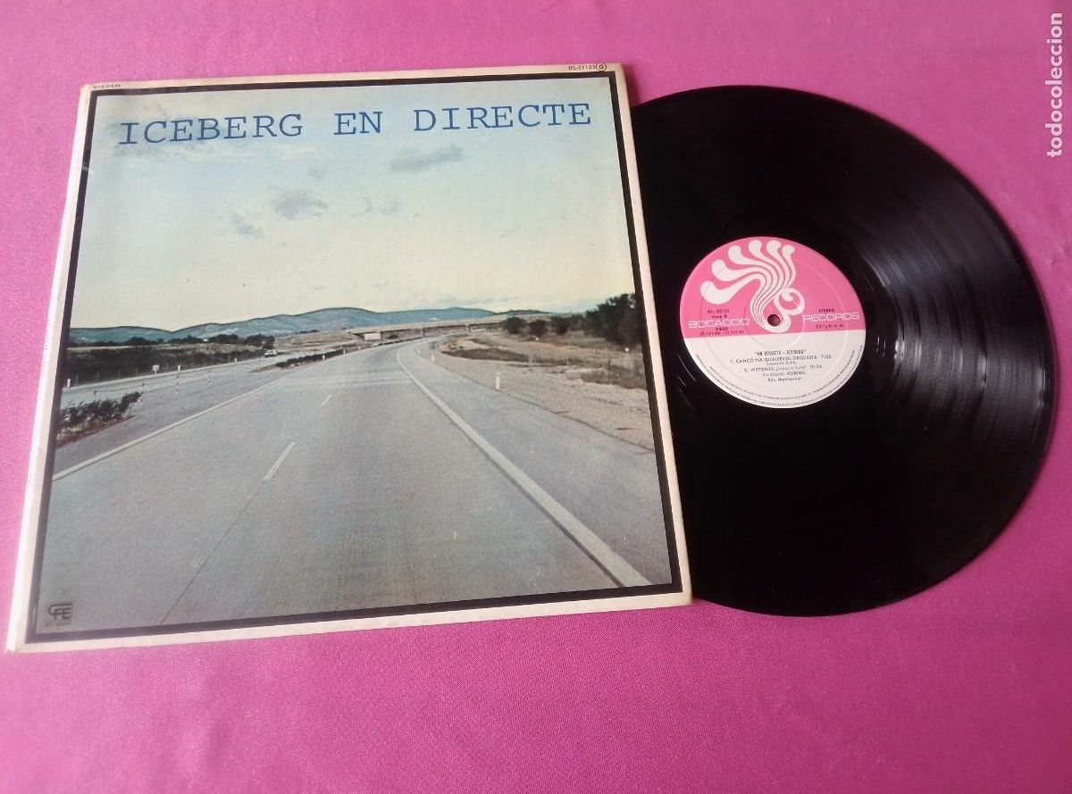 Discos de vinilo: ICEBERG EN DIRECTE 1978 LP L31 3