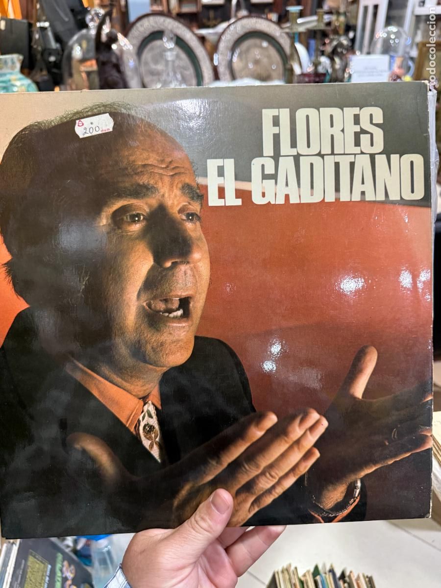 Discos de vinilo: LP FLORES EL GADITANO - Foto 1