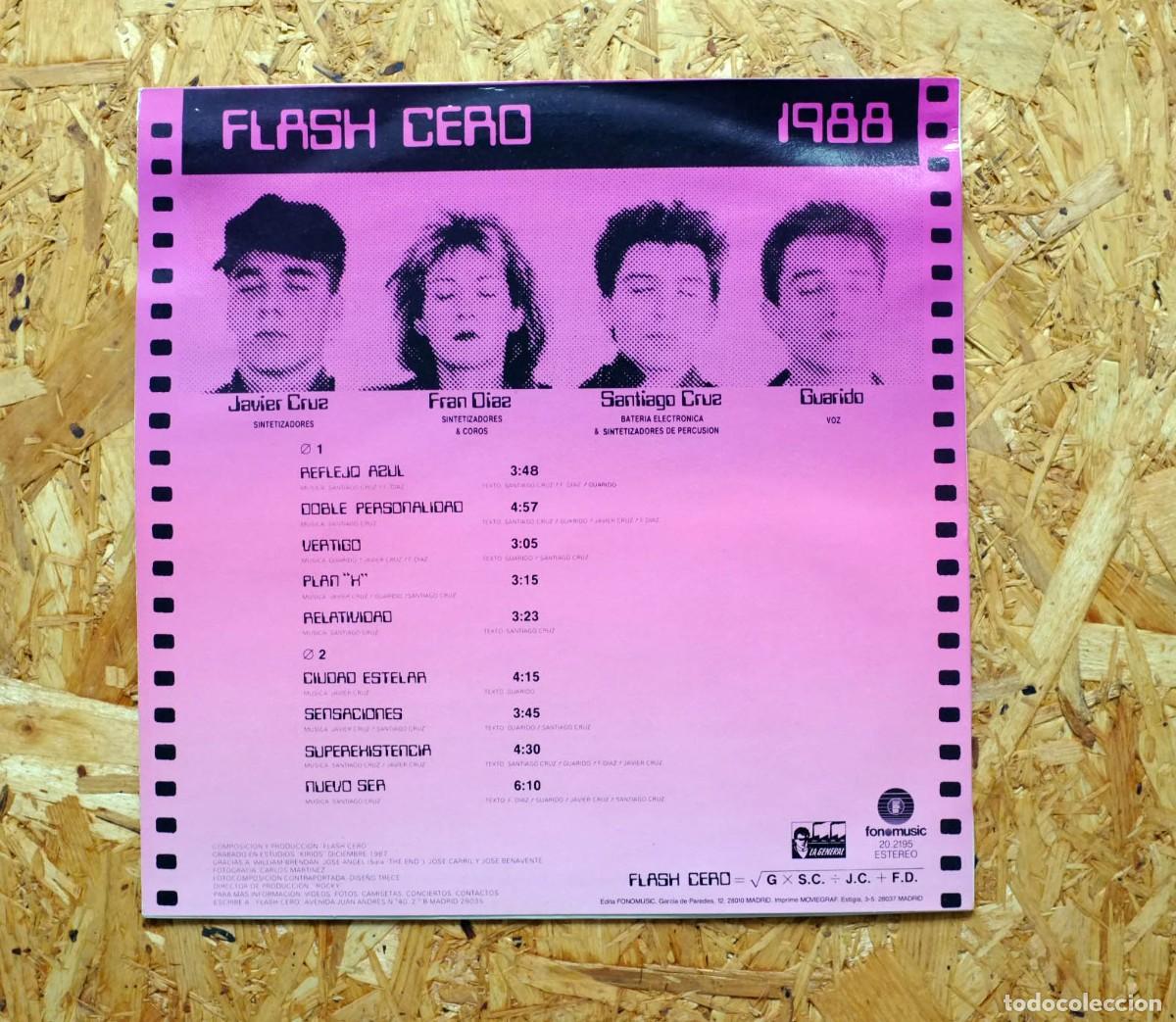 Discos de vinilo: Vinilo Flash Cero 1988. La General. Synth Pop Espa&ntilde;ol - Foto 4