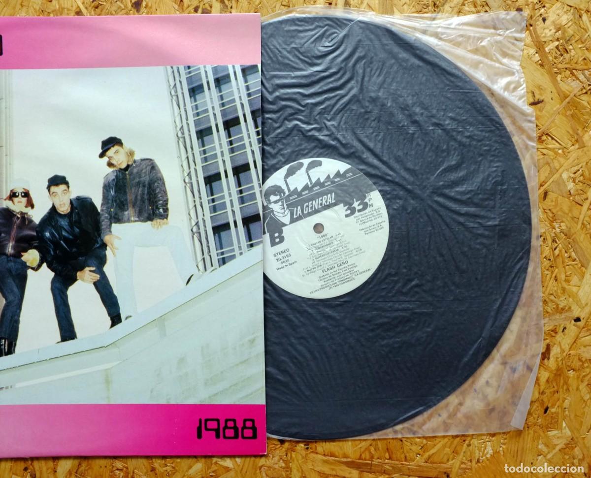 Discos de vinilo: Vinilo Flash Cero 1988. La General. Synth Pop Espa&ntilde;ol - Foto 5