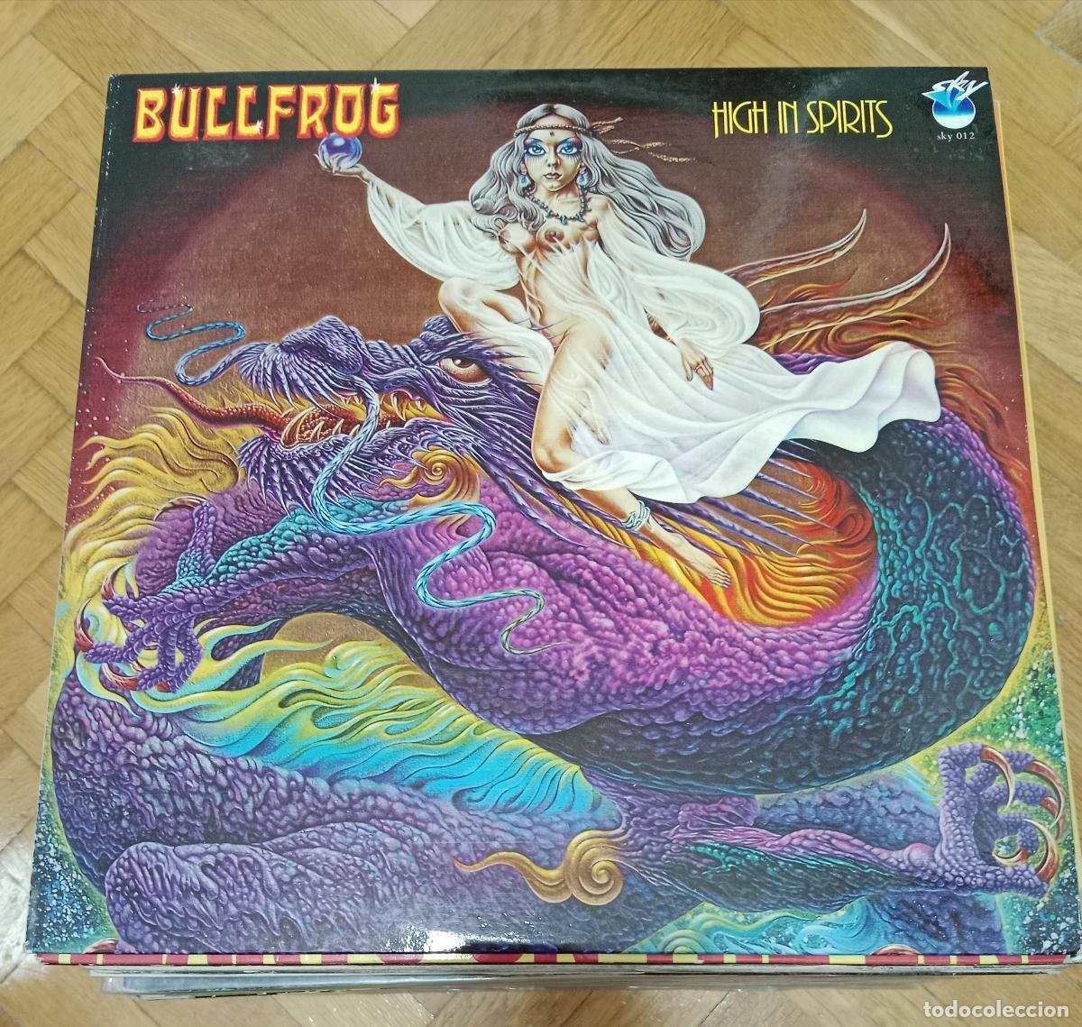 Discos de vinilo: Bullfrog &lrm;&ndash; High In Spirits Lp Espa&ntilde;a 1977