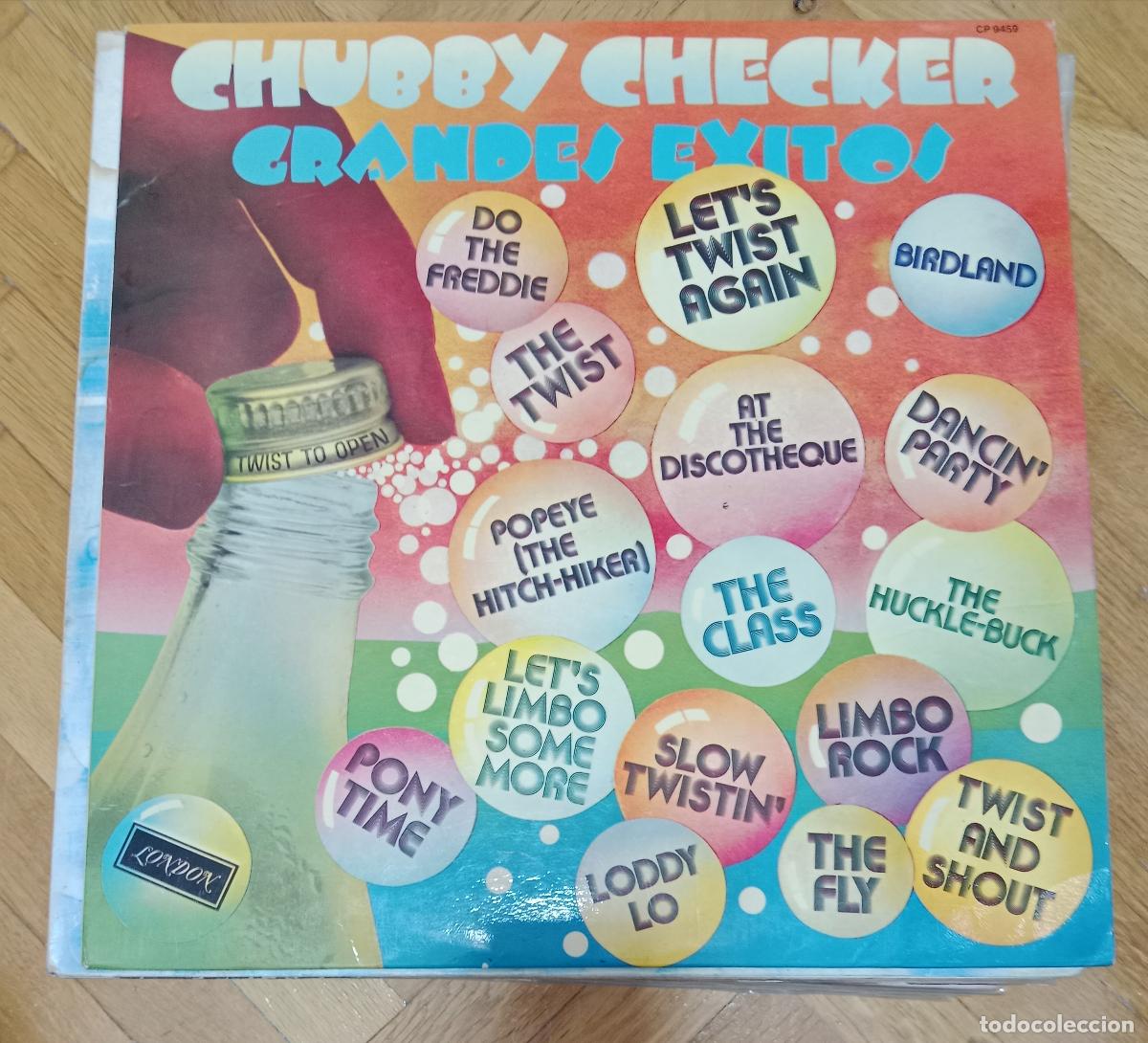 Discos de vinilo: Chubby Checker &lrm;&ndash; Grandes Exitos Lp Espa&ntilde;a 1976