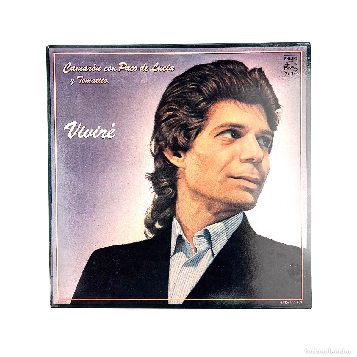 Discos de vinilo: LP. El Camar&oacute;n De La Isla Con Paco De Luc&iacute;a Y Tomatito. Vivir&eacute;