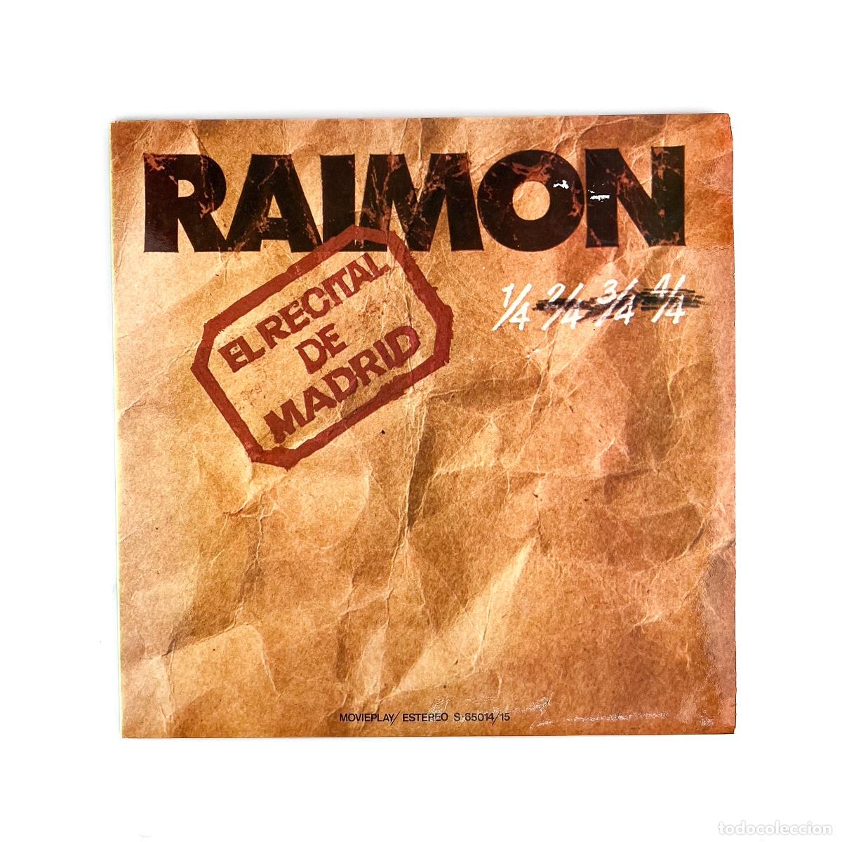 Discos de vinilo: 2xLP. Raimon. El Recital De Madrid