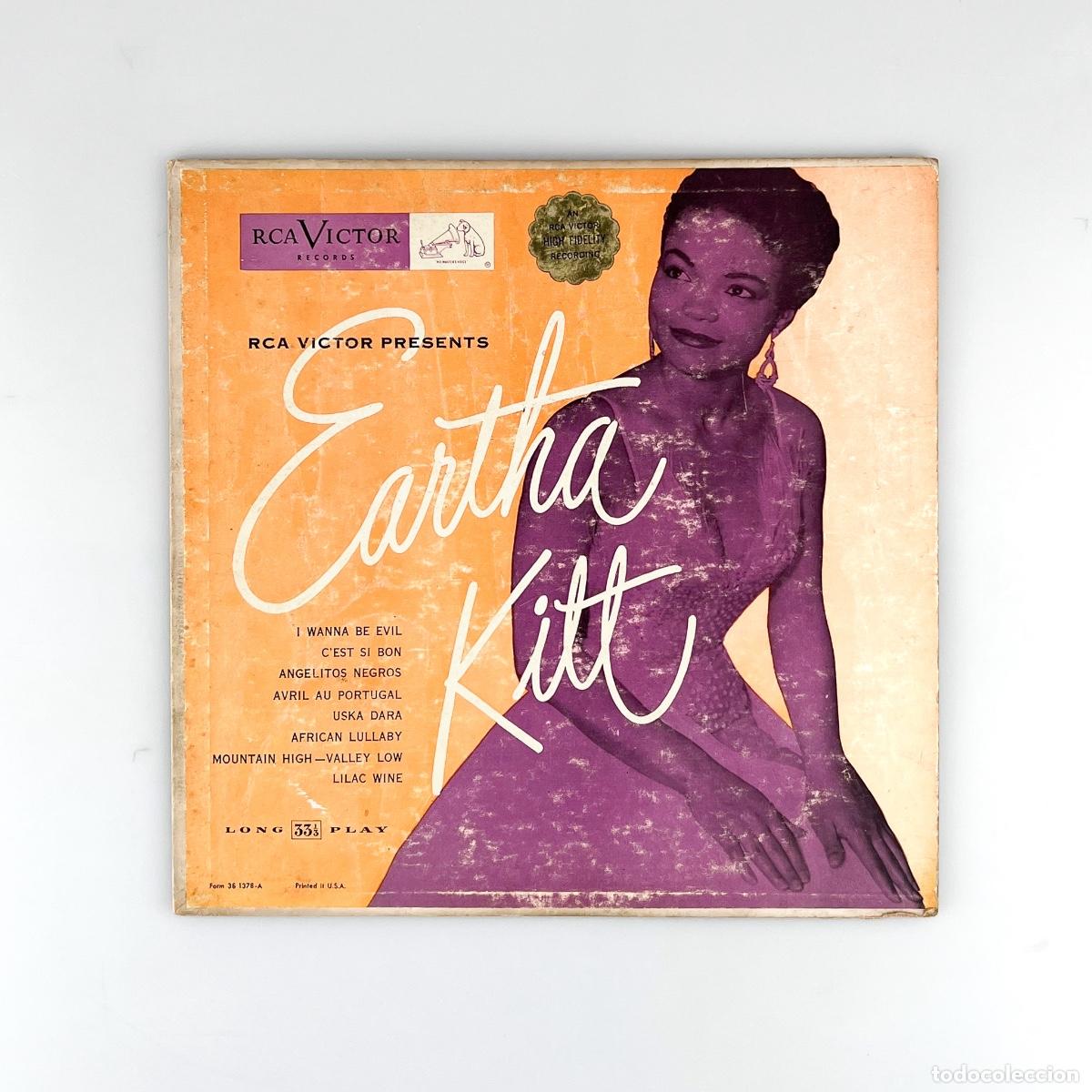 Discos de vinilo: LP 10&rdquo;. Eartha Kitt. RCA Victor Presents Eartha Kitt