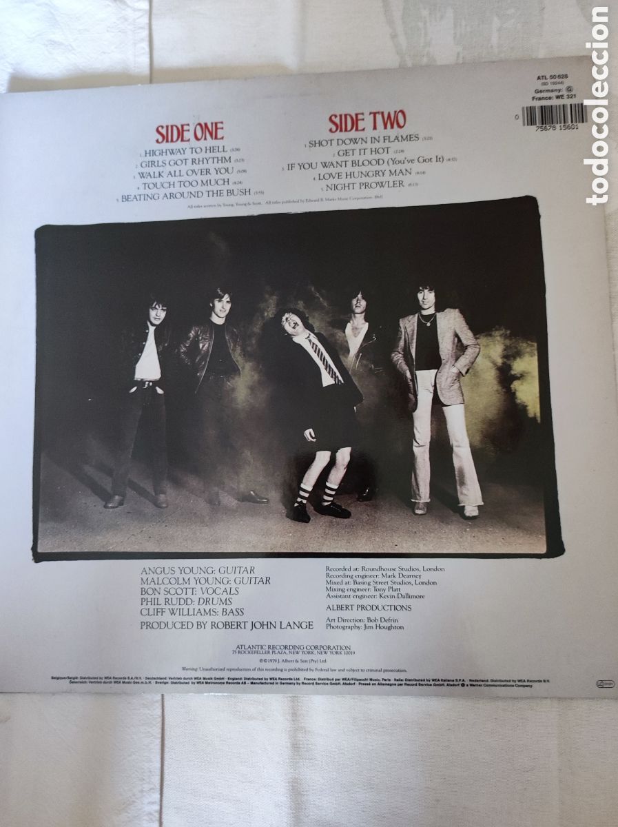 Discos de vinilo: AC/DC - HIGHWAY TO HELL - Foto 2