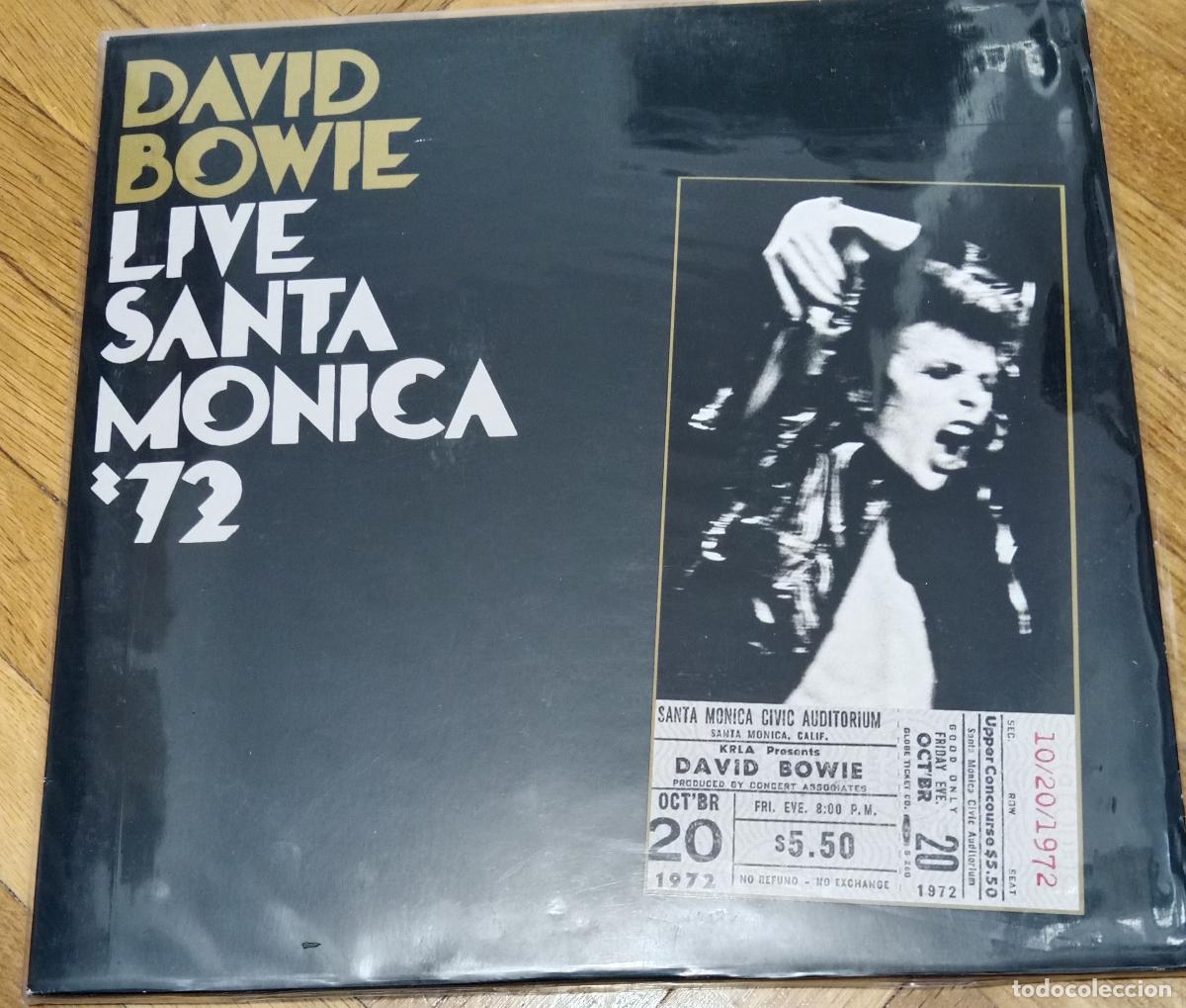 Discos de vinilo: David Bowie &lrm;&ndash; Live Santa Monica '72 Doble Lp 2016