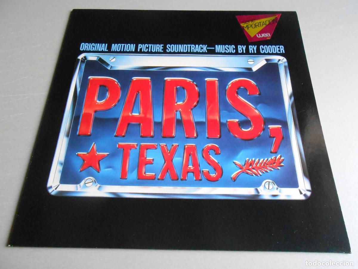 Discos de vinilo: PARIS, TEXAS -Original Motion Picture-, LP, PARIS, TEXAS + 9 A&Ntilde;O 1985, WB RECORDS 925.29-1 USA