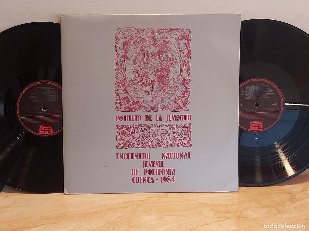 Discos de vinilo: ENCUENTRO NACIONAL JUVENIL DE POLIFON&Iacute;A / CUENCA / DOBLE LP-CFE-18-984 / MBC. ***