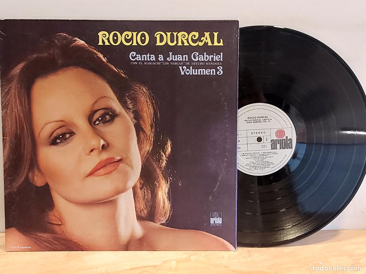Discos de vinilo: ROC&Iacute;O D&Uacute;RCAL / CANTA A JUAN GABRIEL-VOL. 3 / LP-ARIOLA-1979 / MBC. ***