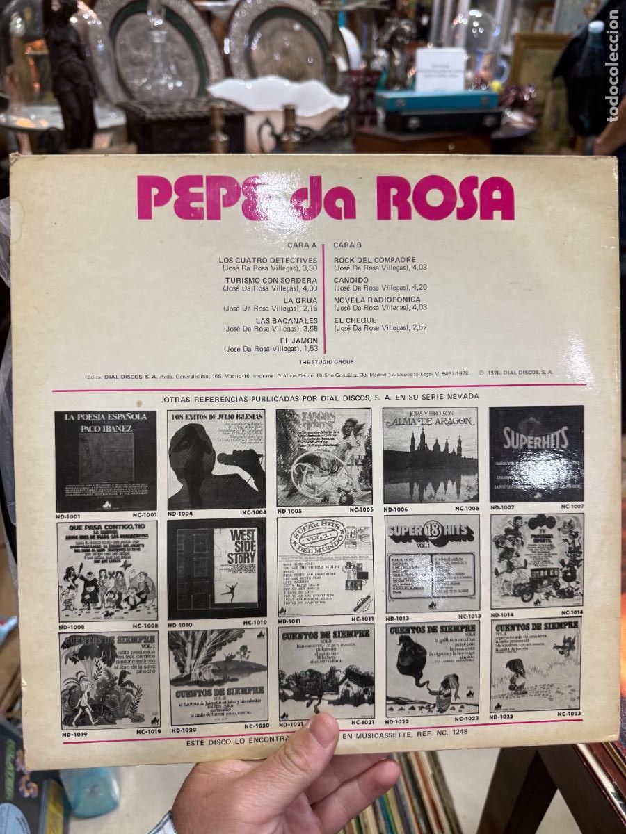 Discos de vinilo: LP EXITOS DE PEPE DA ROSA - Foto 2