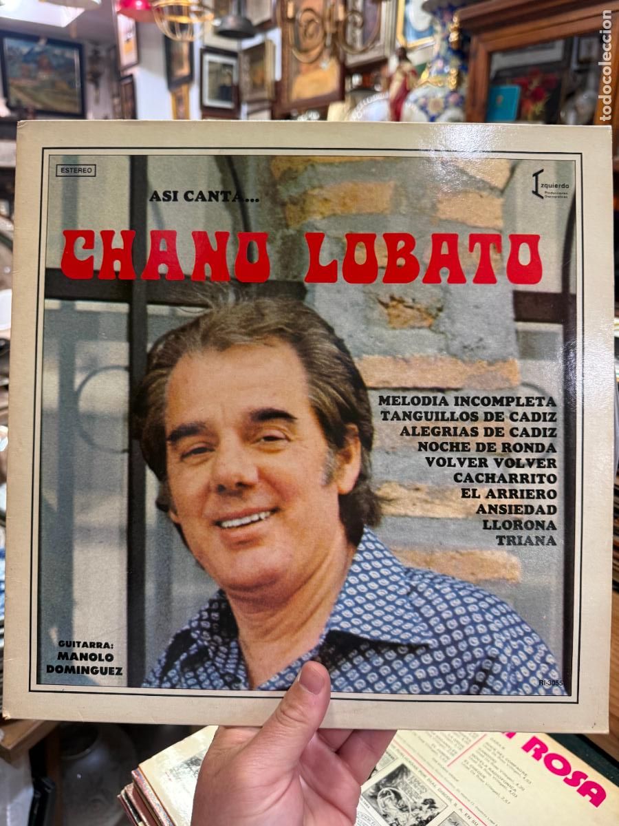 Discos de vinilo: LP ASI CANTA... CHANO LOBATO