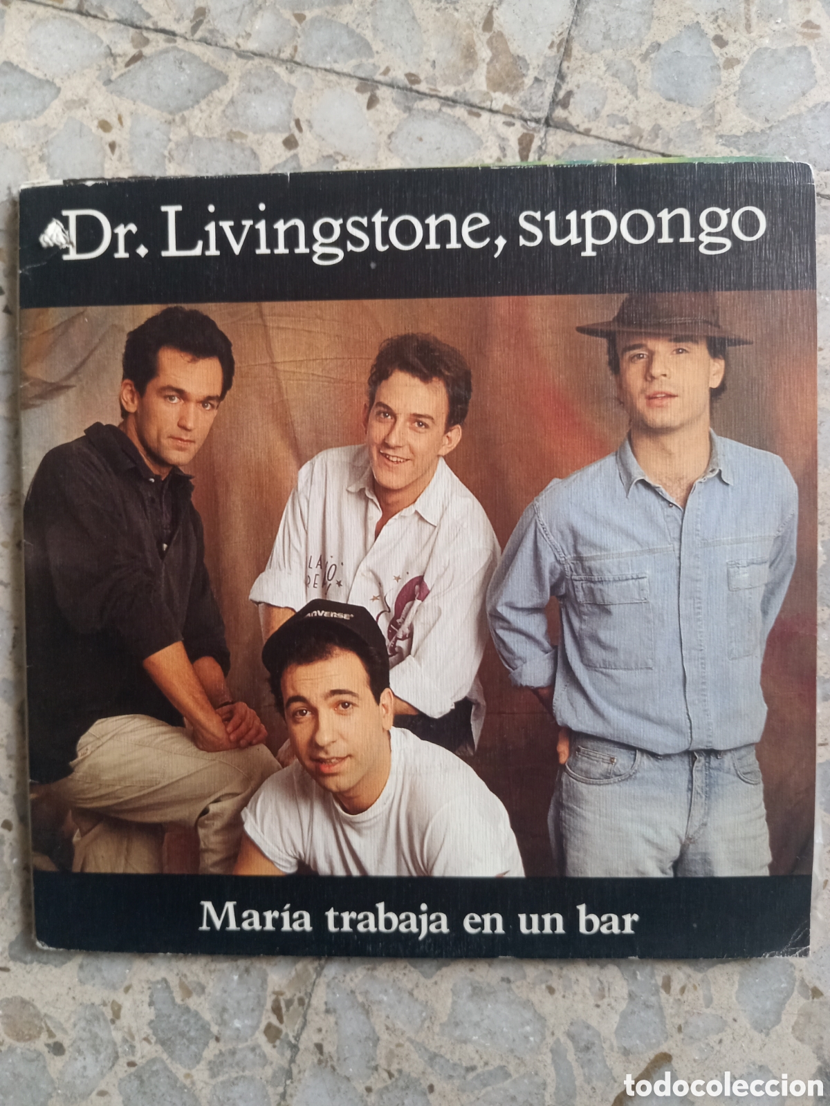 Discos de vinilo: SGL DR LIVINGSTONE SUPONGO MARIA TRABAJA EN UN BAR 1990