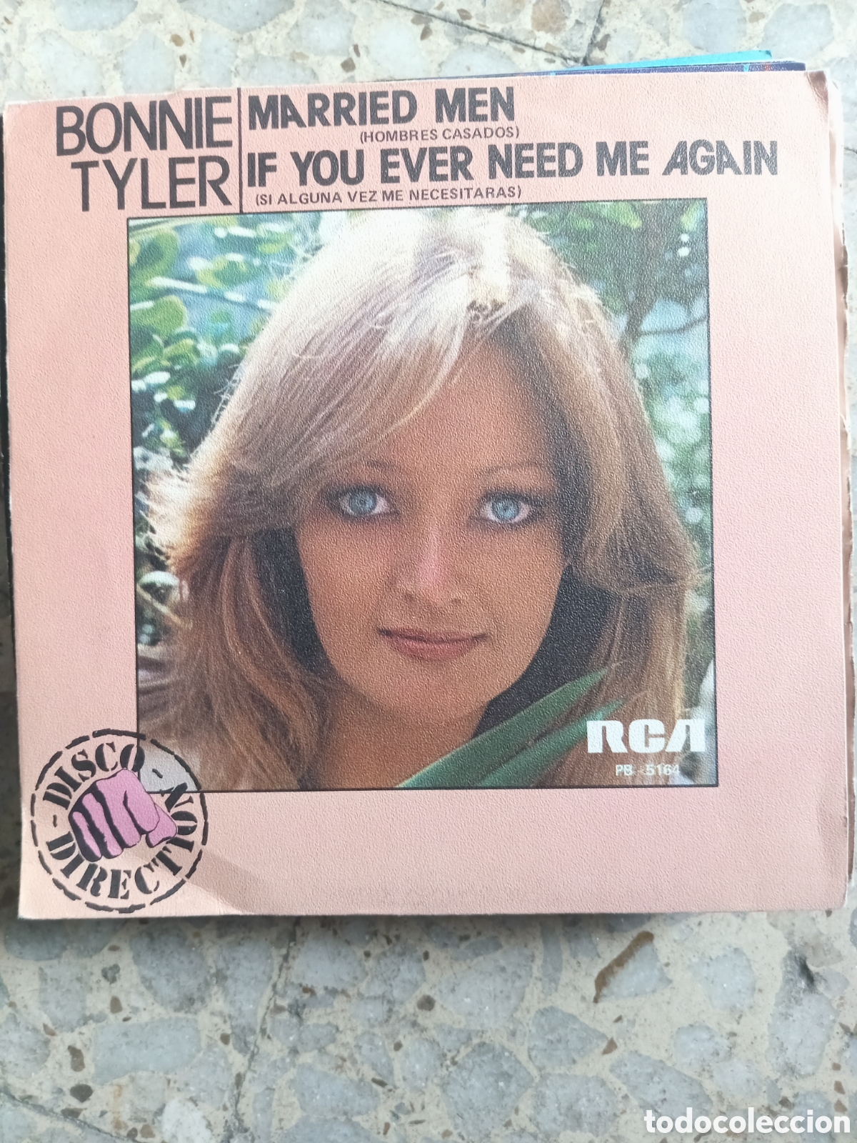 Discos de vinilo: SGL BONNIE TYLER MARRIED ME 1979 PROMO