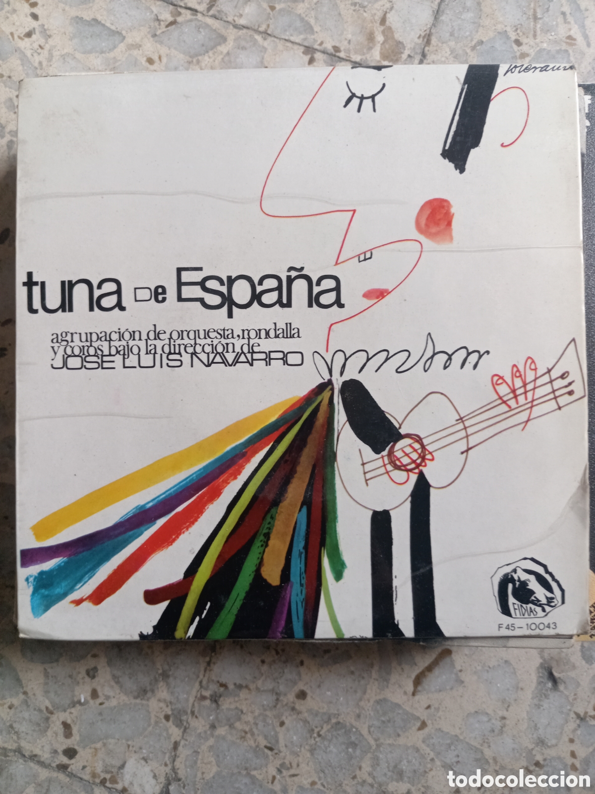 Discos de vinilo: EP TUNA DE ESPA&Ntilde;A JOSE LUIS NAVARRO DEBAJO DE TU BALCON 1967