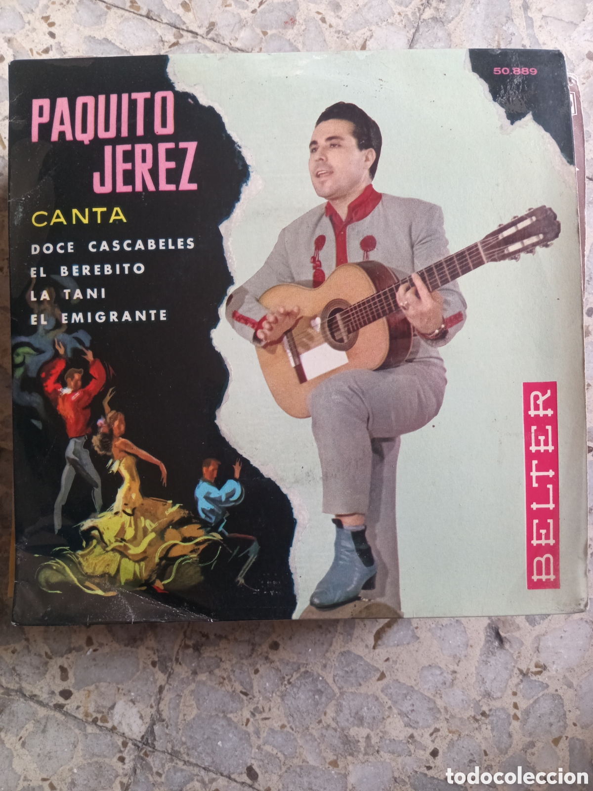 Discos de vinilo: EP PAQUITO JEREZ DOCE CASCABELES 1961
