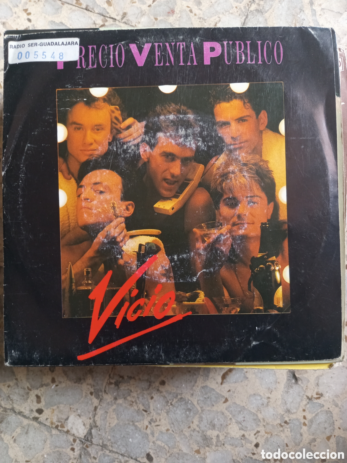 Discos de vinilo: SGL PRECIO VENTA PUBLICO VICIO 1987 - Foto 1