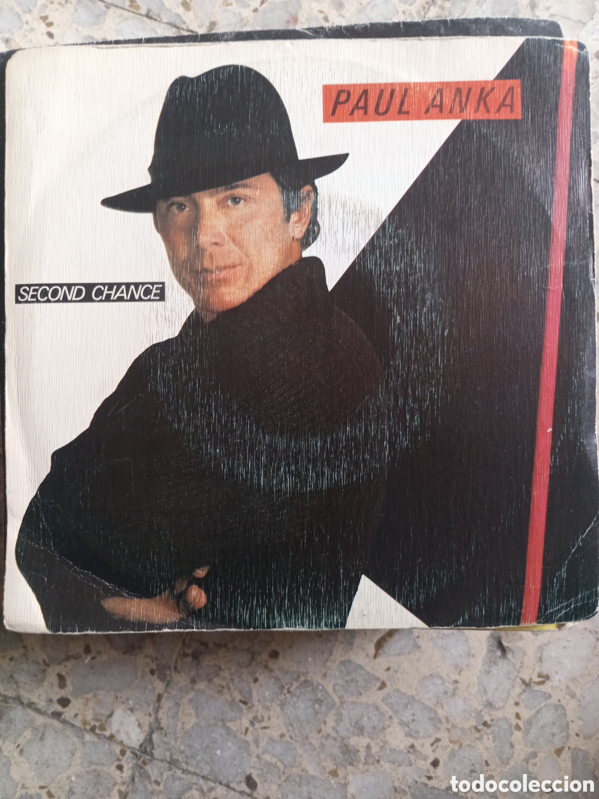 Discos de vinilo: SGL PAUL ANKA SECOND CHANCE 1983 PROMO - Foto 1