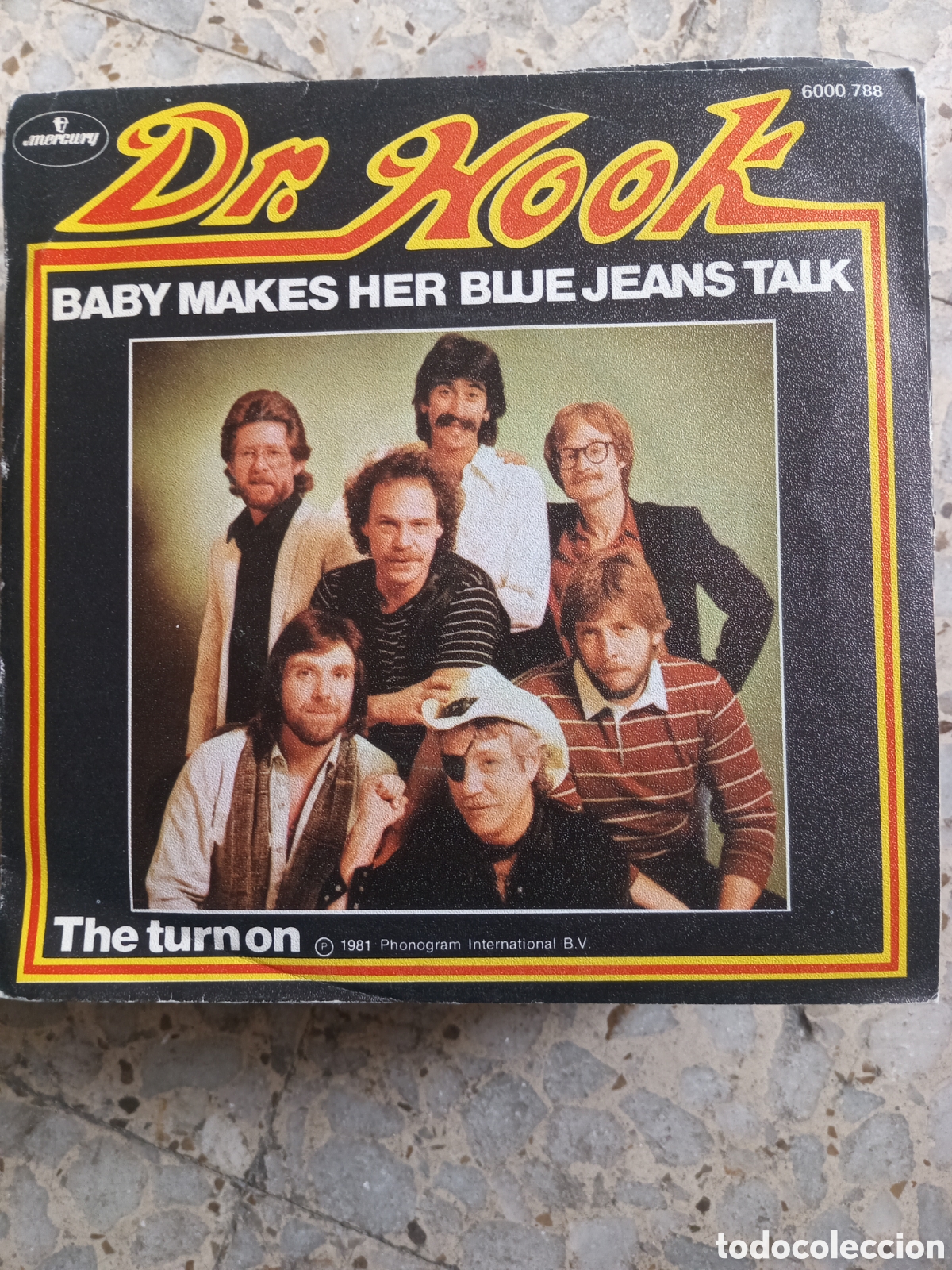 Discos de vinilo: SGL DR HOOK BABY MAKES HER BLUE JEANS TALK 1982