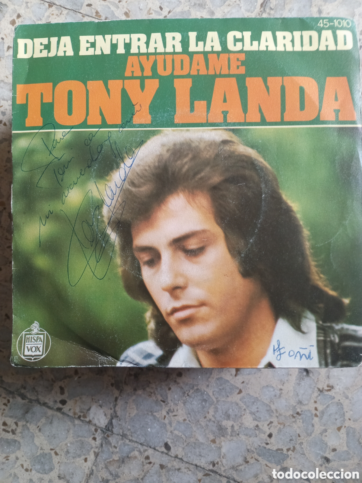 Discos de vinilo: SGL TONY LANDA DEJA ENTRAR LA CLARIDAD 1973 FIRMADO