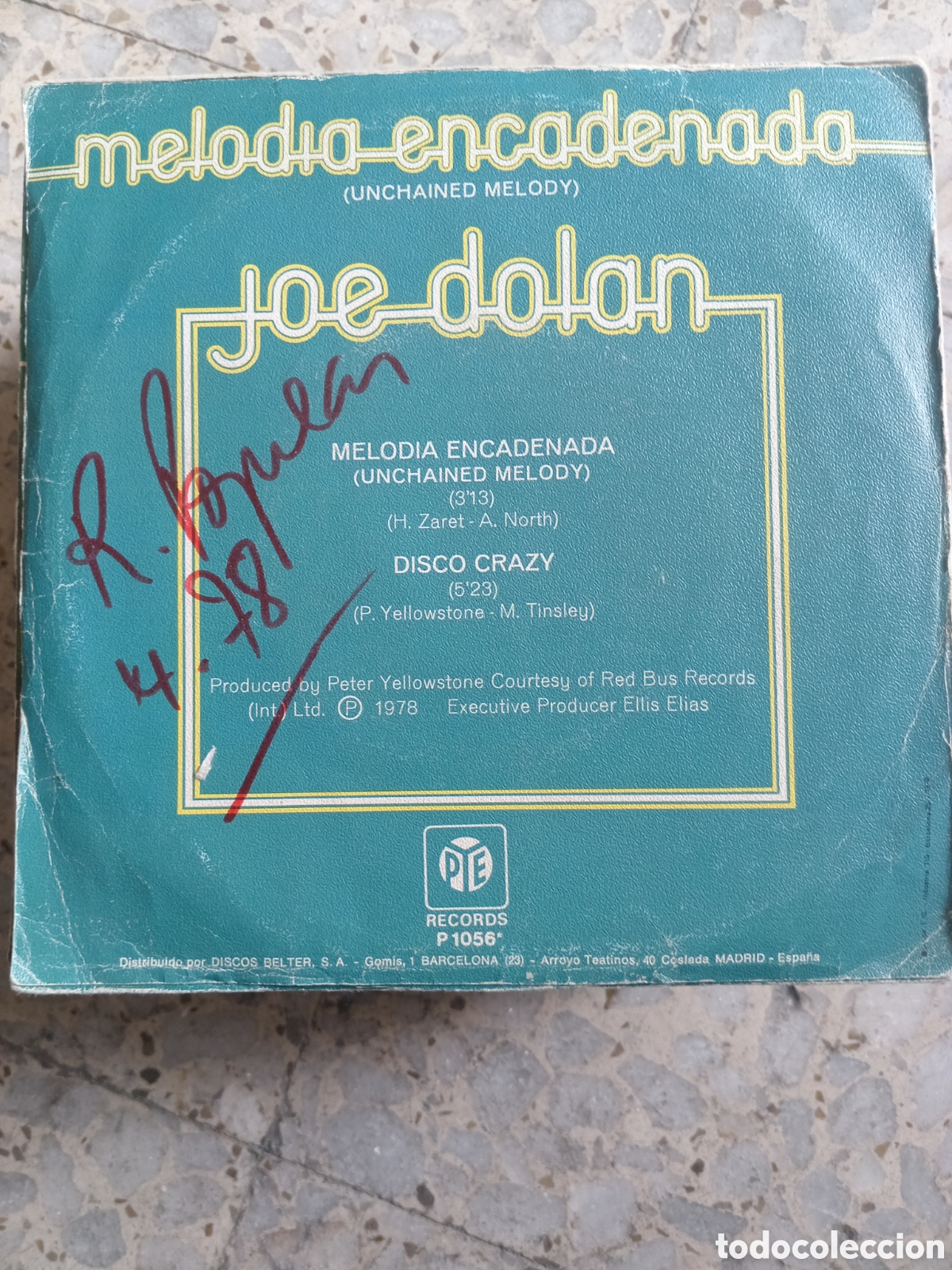 Discos de vinilo: SGL JOE DOLAN MELODIA ENCADENADA 1978 - Foto 2