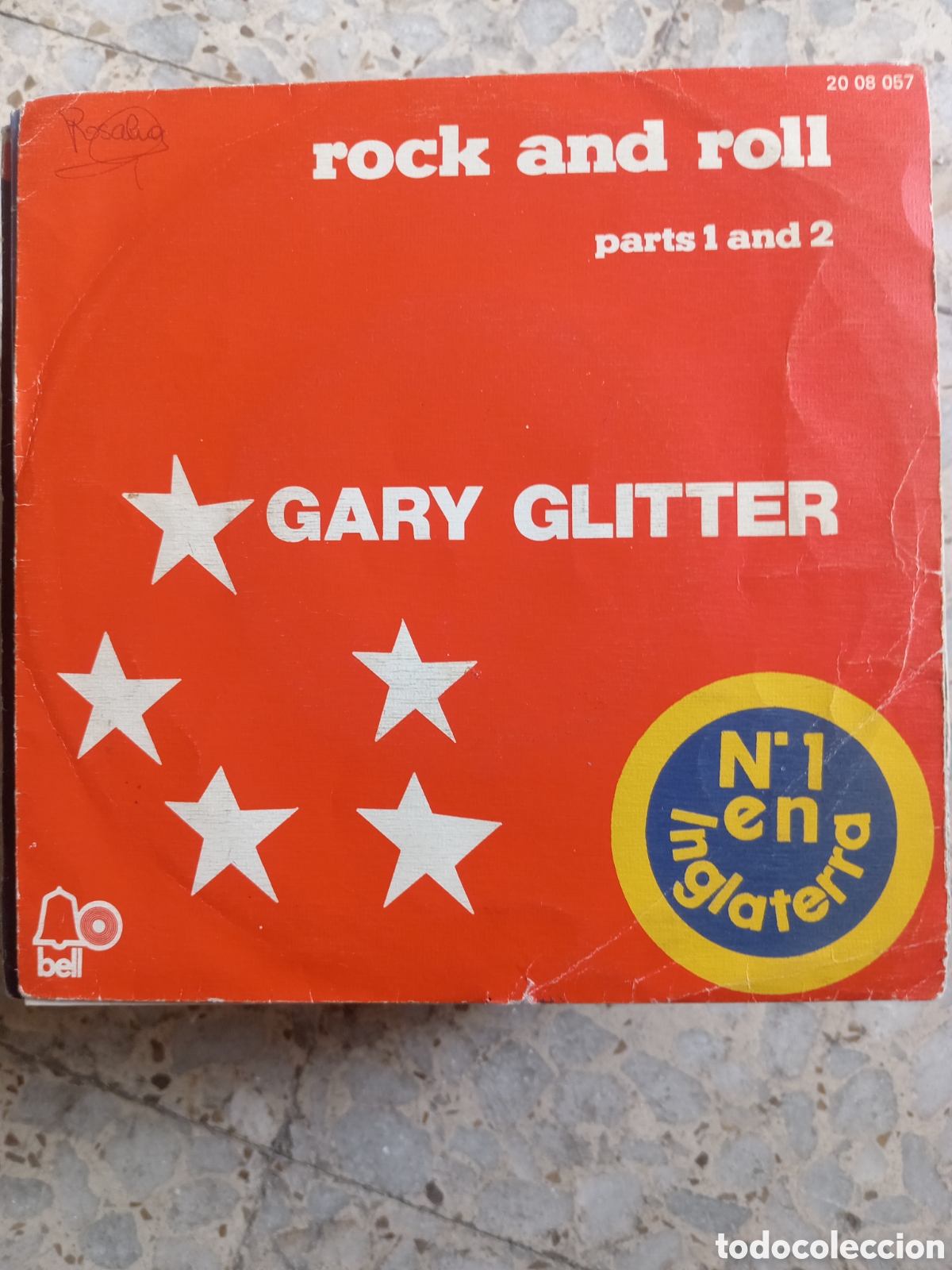 Discos de vinilo: SGL GARY GLITTER ROCK AND ROLL 1972