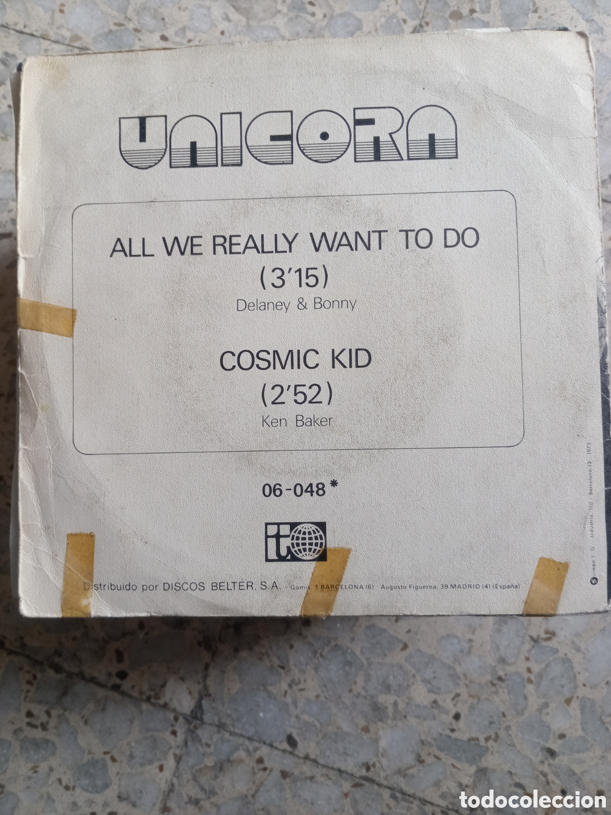 Discos de vinilo: SGL UNICORN COSMIC KID 1973 TRANSATLANTIC - Foto 2