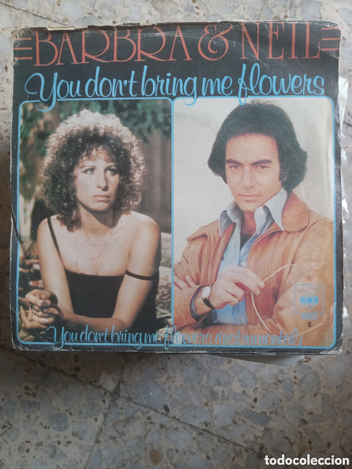 Discos de vinilo: SGL BARBRA STREISAND NEIL DIAMOND YOU DONT BRING ME FLOWERS 1978