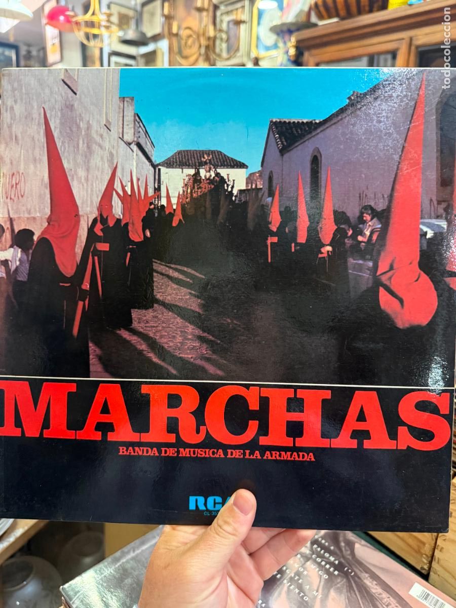 Discos de vinilo: LP MARCHAS - BANDA DE NUSICA DE LA ARMADA - SEMANA SANTA DE JEREZ