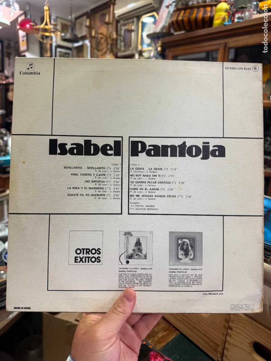 Discos de vinilo: LP ISABEL PANTOJA -- - Foto 2