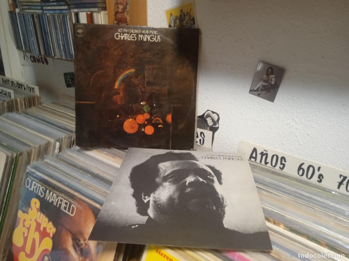 Discos de vinilo: Charles Mingus &ndash; Let My Children Hear Music. Lp edici&oacute;n espa&ntilde;ola 1972.con inner. Stereo. Sello cbs