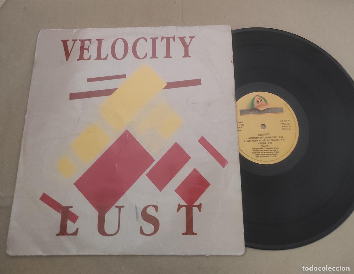 Discos de vinilo: Velocity &lrm;&ndash; Lust-MAXI-EDICION ESPA&Ntilde;OLA-1994- - Foto 1