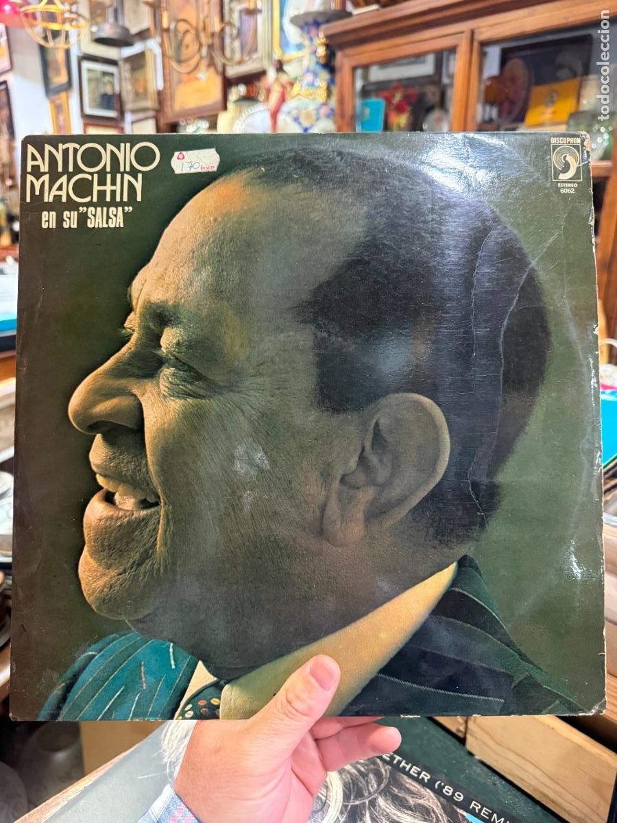 Discos de vinilo: LP ANTONIO MACHIN - EN SU SALSA