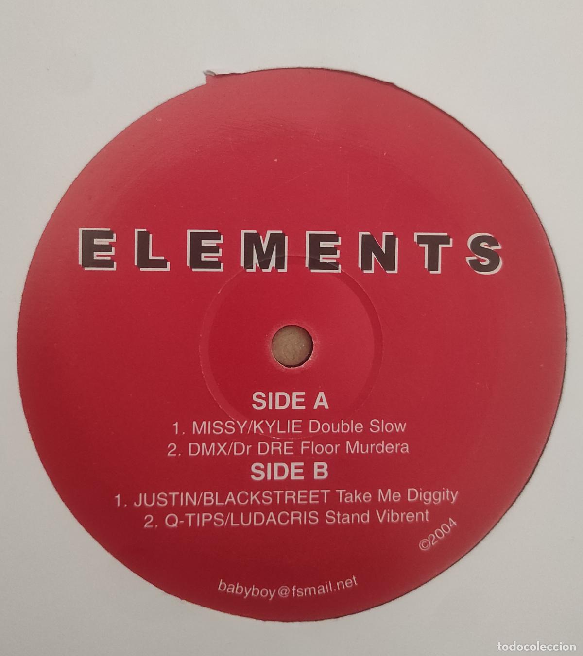Discos de vinilo: Various &ndash; Elements-MAXI-UK-2004-Missy* / Kylie*&ndash; Double Slow -Dmx / Dr Dre*Floor Murdera