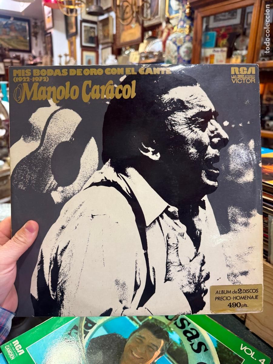 Discos de vinilo: LP MIS BODAS DE ORO CON EL CANTE - MANOLO CARACOL