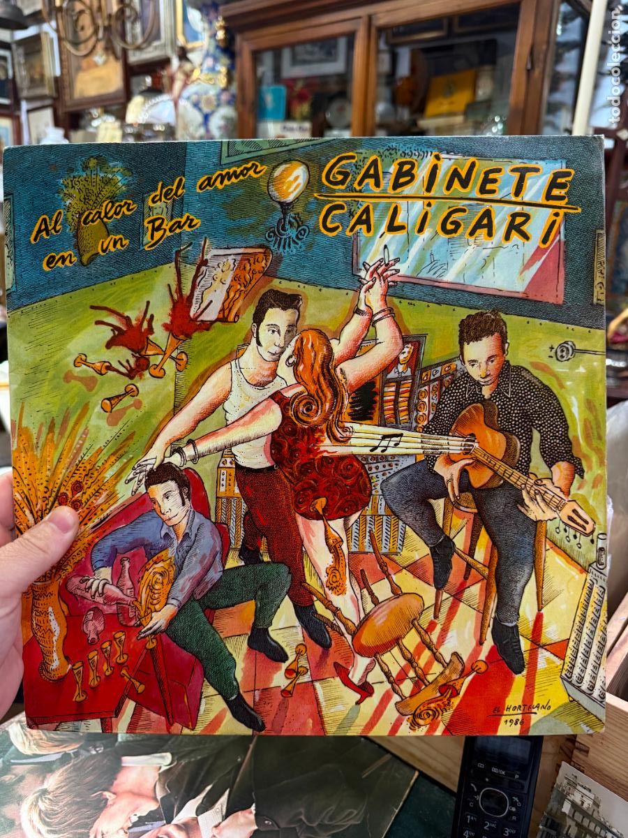 Discos de vinilo: LP GABINETE CALIGARI - AL CALOR DEL AMOR EN UN BAR