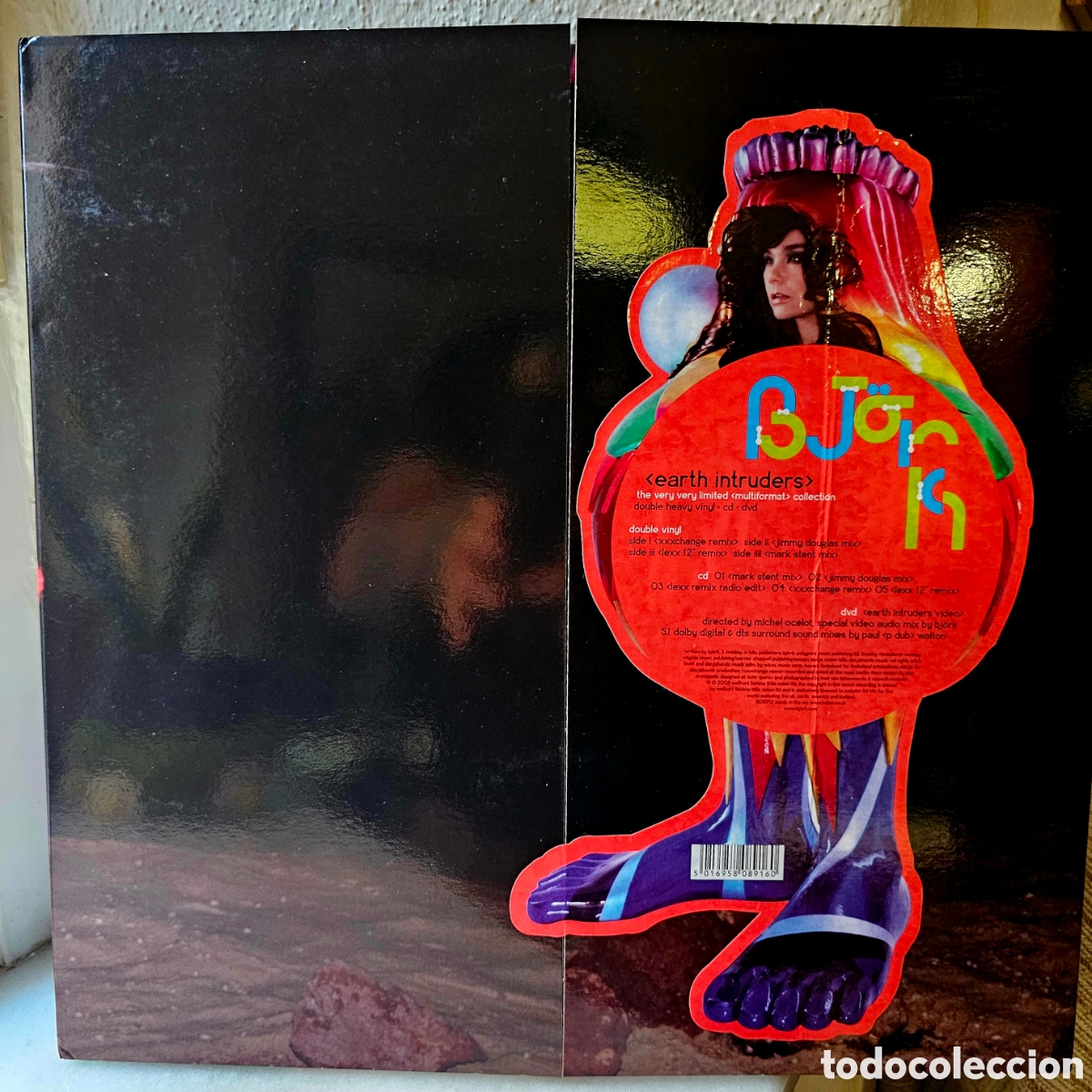 Discos de vinilo: Bj&ouml;rk Earth Intruders Multiformat Limited Edition