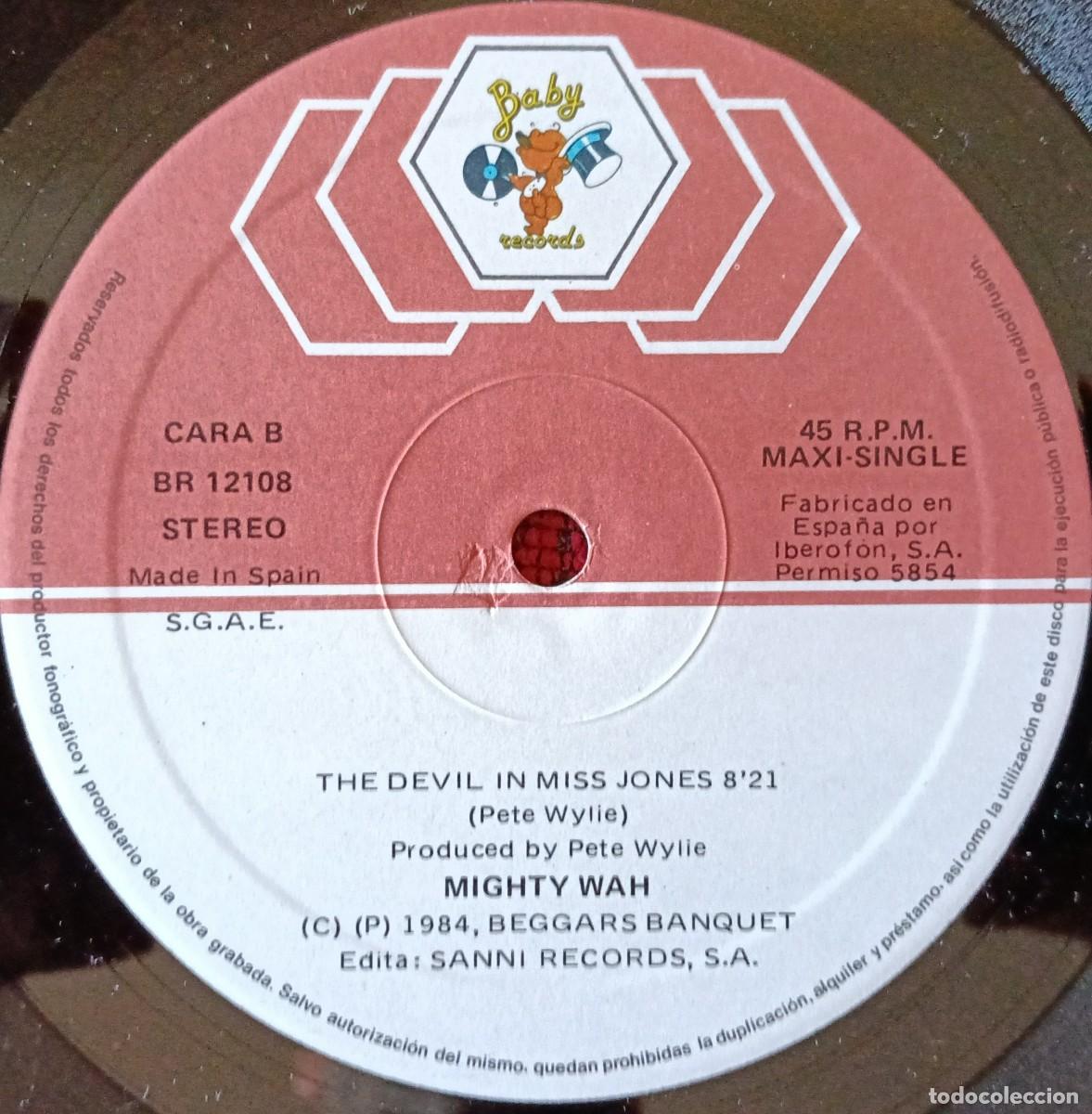 Discos de vinilo: THE MIGHTY WAH! ** Come Back ** MAXI SINGLE VINILO 1984 - Foto 4