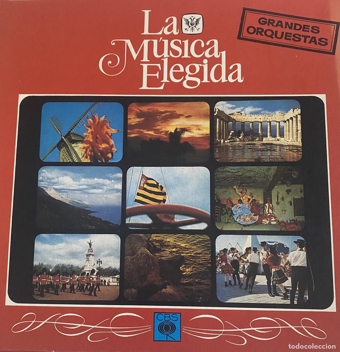 Discos de vinilo: LA MUSICA ELEGIDA - GRANDES ORQUESTAS - CAJA CON 4 DISCOS LP - CBS RECORDS - VER FOTOS