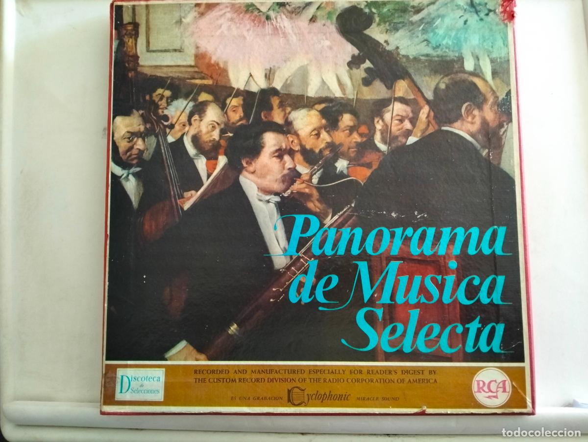 Discos de vinilo: PANORAMA DE MUSICA SELECTA, CAJA CON 8 LP, EDITADO POR READER S DIGEST - RCA, A&Ntilde;O 1963