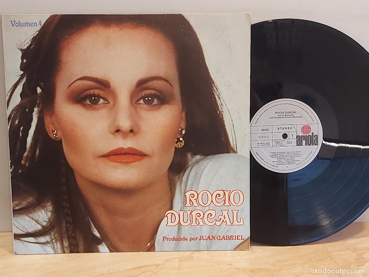 Discos de vinilo: ROC&Iacute;O D&Uacute;RCAL CON MARIACHI LOS VARGAS / VOLUMEN 4 / LP-ARIOLA*1980 / MBC. ***