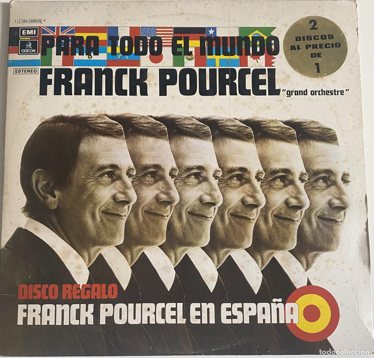 Discos de vinilo: FRANCK POURCEL - PARA TODO EL MUNDO - FRANCK POURCEL EN ESPA&Ntilde;A - DOBLE LP - EMI ODEON - VER FOTOS
