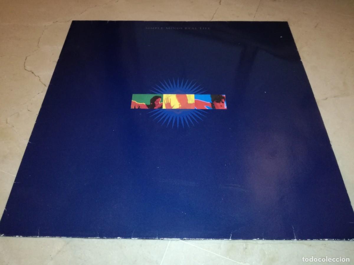 Discos de vinilo: SIMPLE MINDS-REAL LIFE-CONTIENE ENCARTE-ORIGINAL 1991