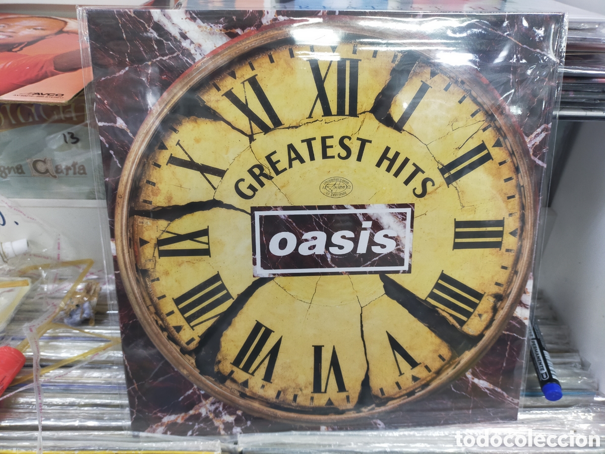 Discos de vinilo: Oasis LP greatest hits lp precintado no oficial
