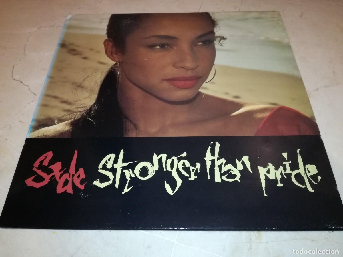 Discos de vinilo: SADE-STRONGER THAN PRIDE-CONTIENE ENCARTE-ORIGINAL ESPA&Ntilde;OL 1987