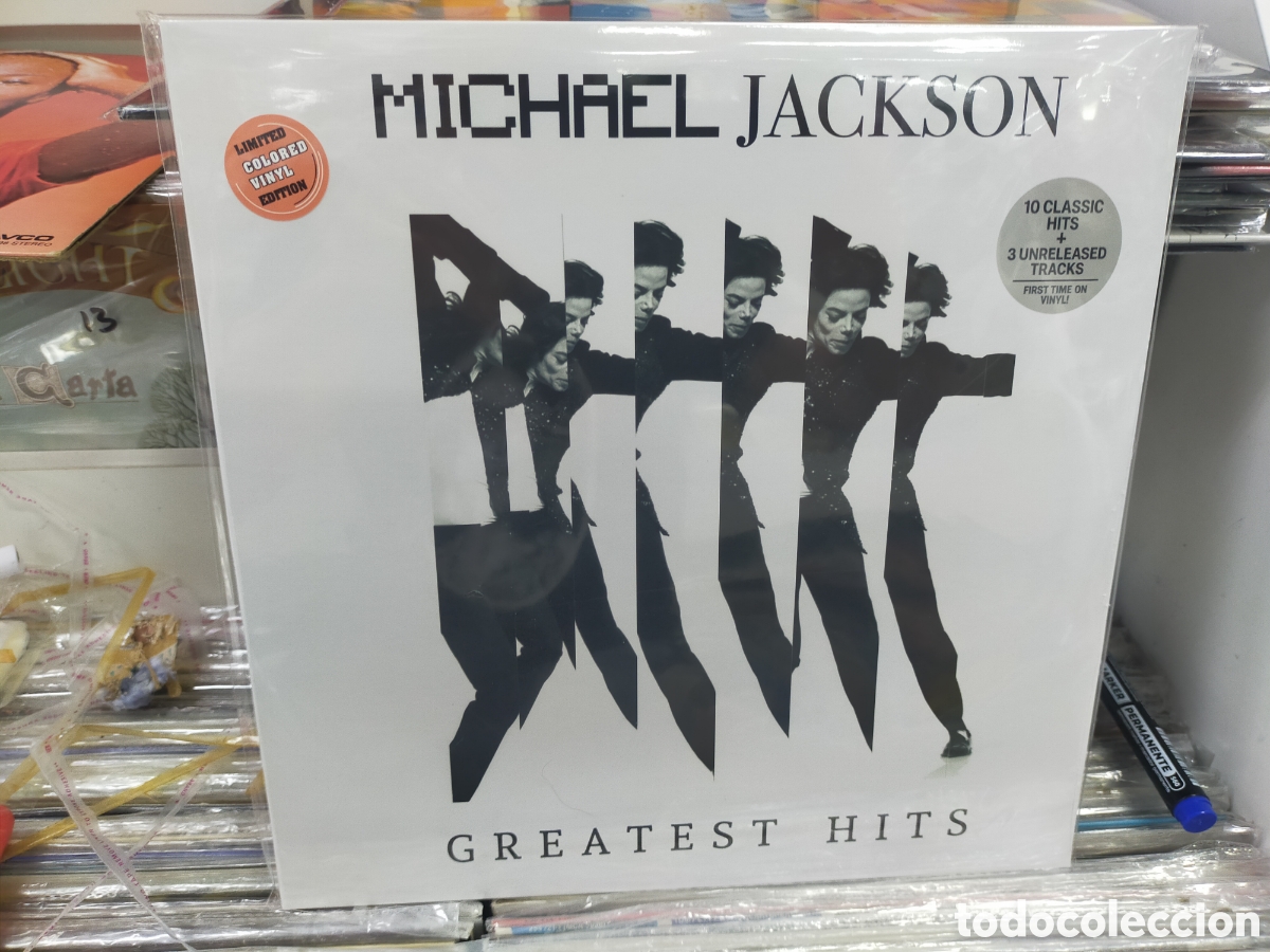 Discos de vinilo: Michael Jackson lp greatest hits vinilo de color precintado