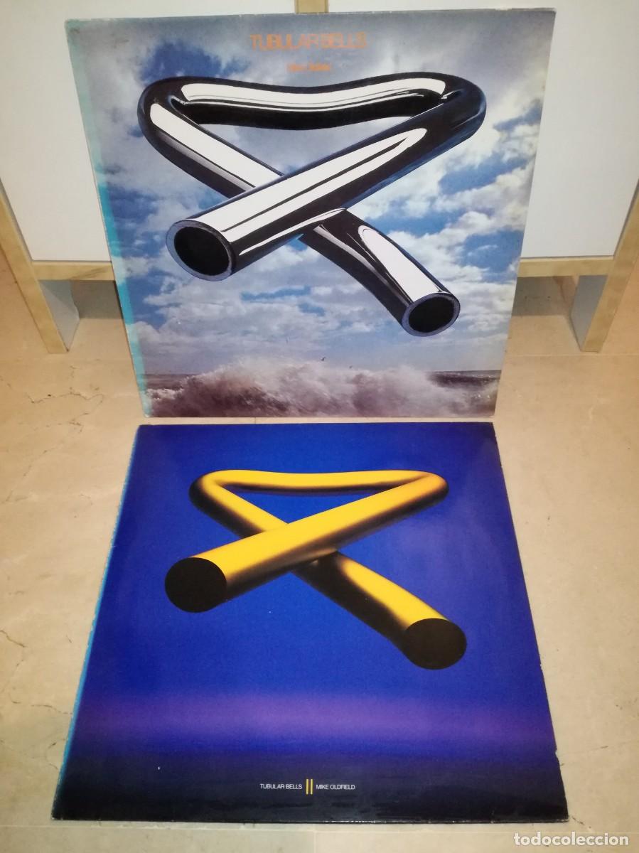Discos de vinilo: 2 LPs DE MIKE OLDFIELD-TUBULAR BELLS Y TUBULAR BELLS II-VINILOS EN EXCELENTE ESTADO